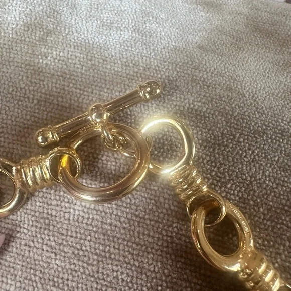 Ben-Amun Gold Chain Necklace Classic Statement Piece - Picture 10 of 10